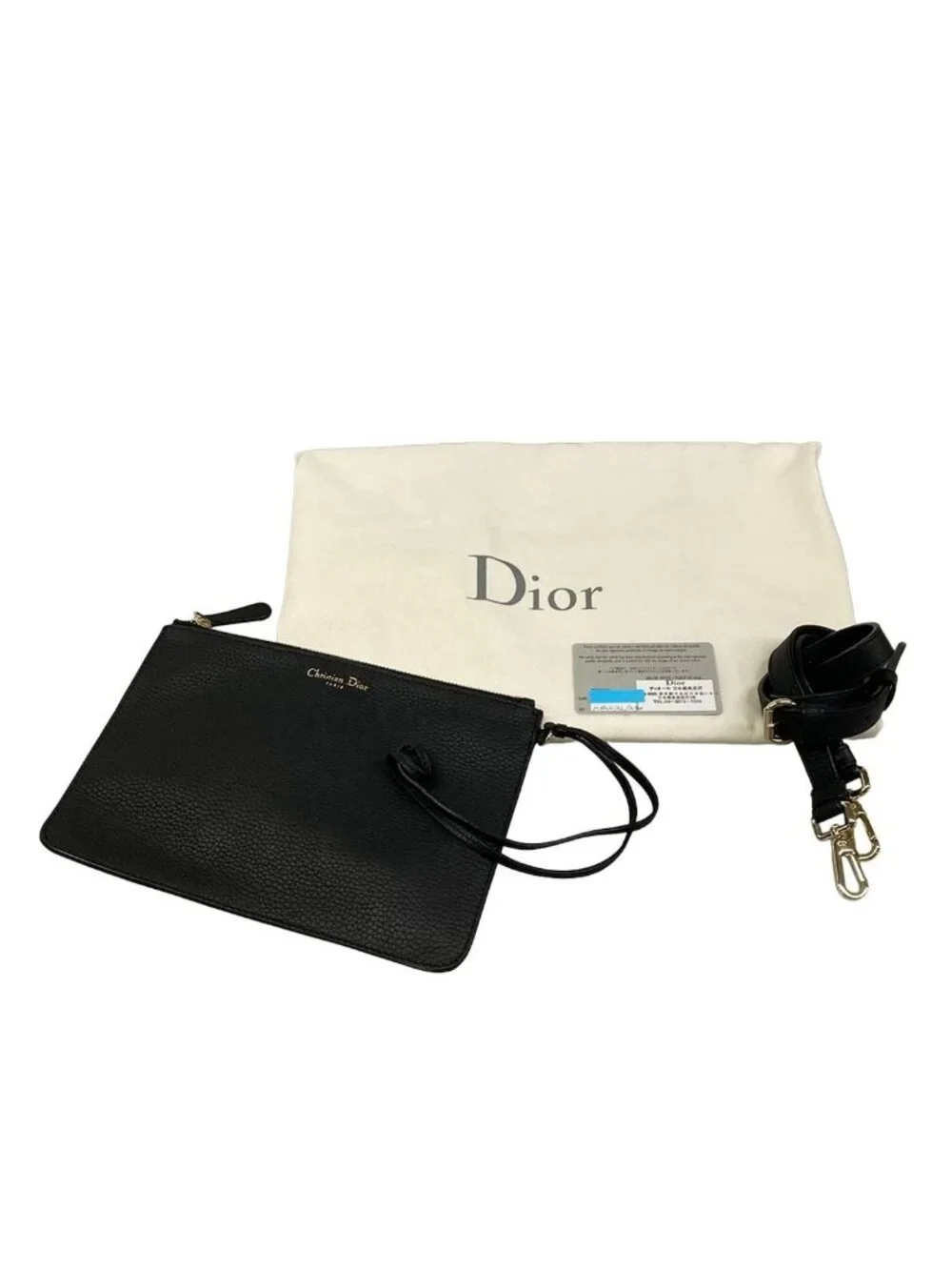 Dior Tote Diorissimo Black Leather